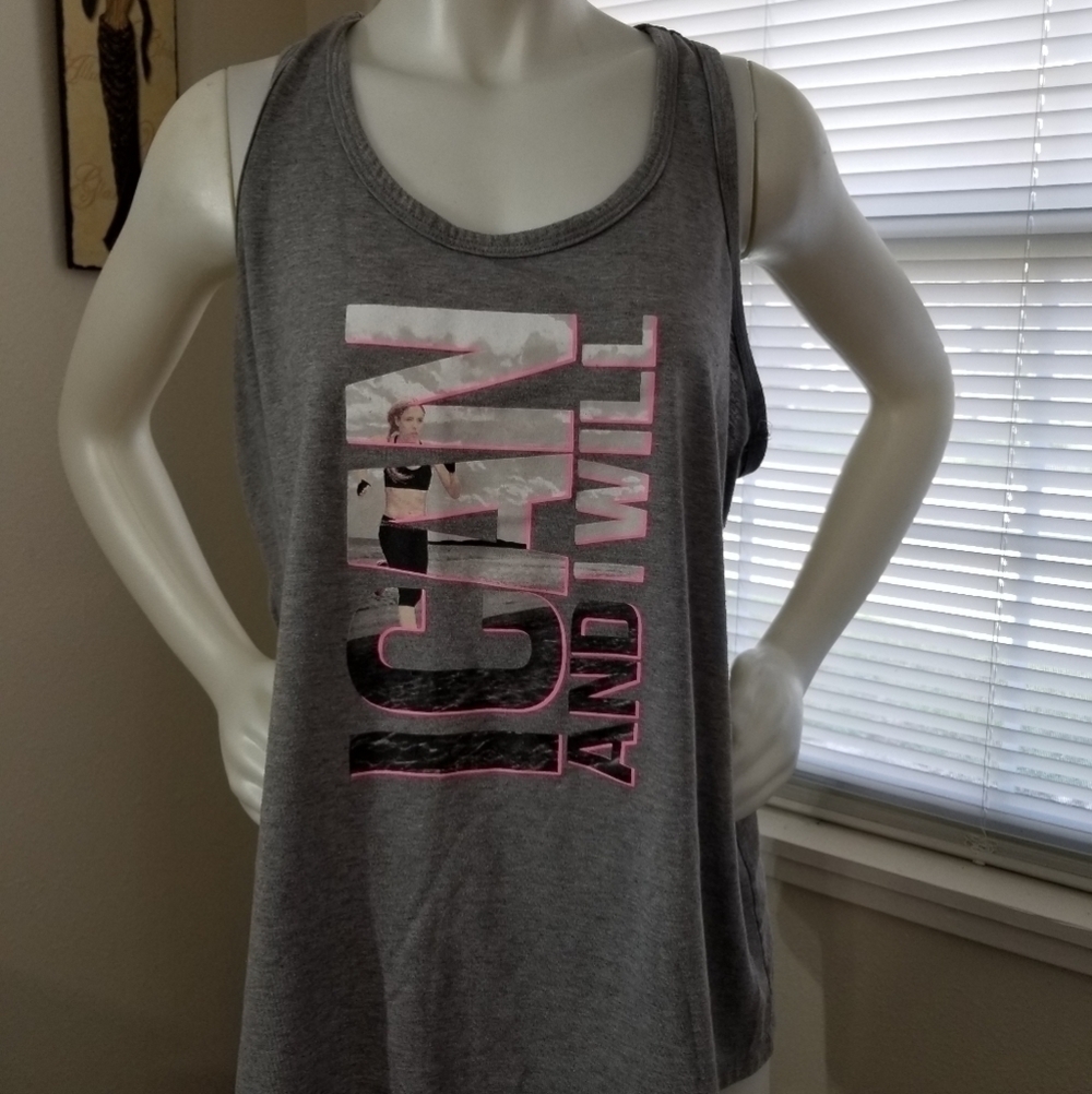 Danskin Now "I can and I will tank tops size XL